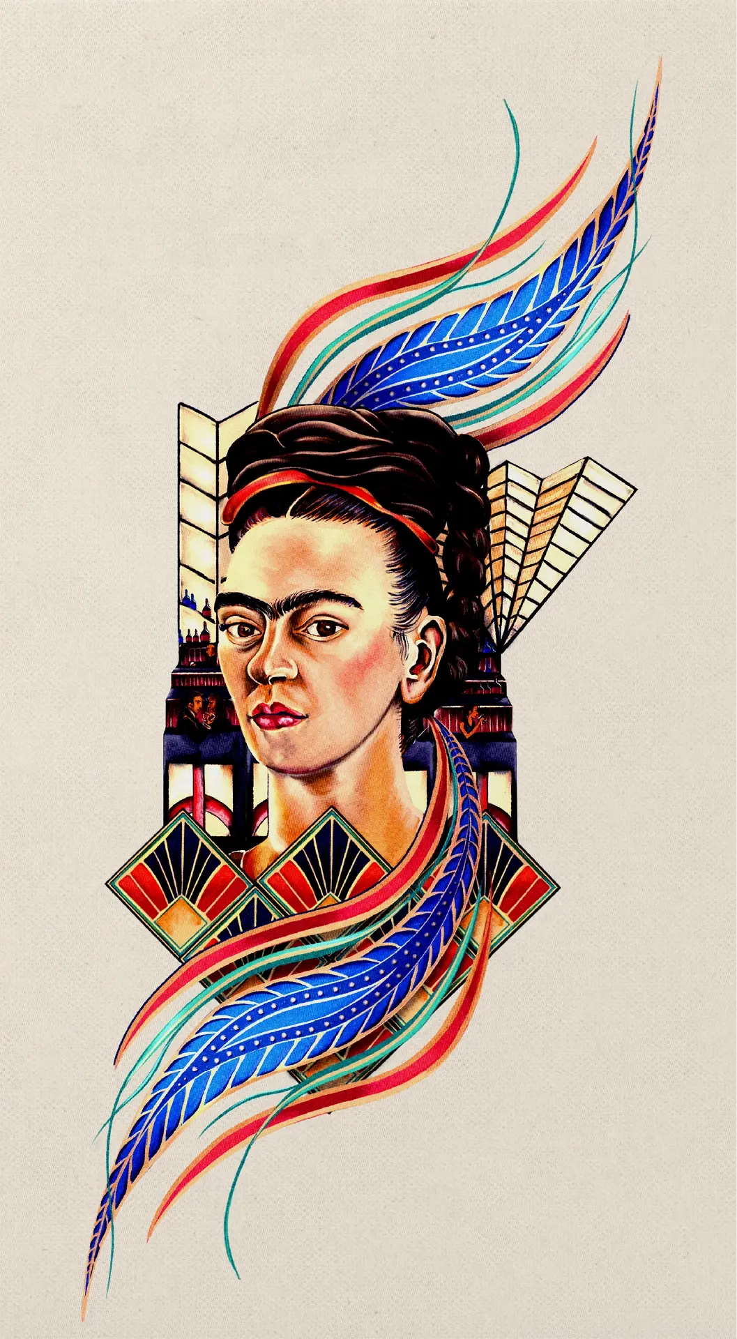 Frida Kahlo illustration