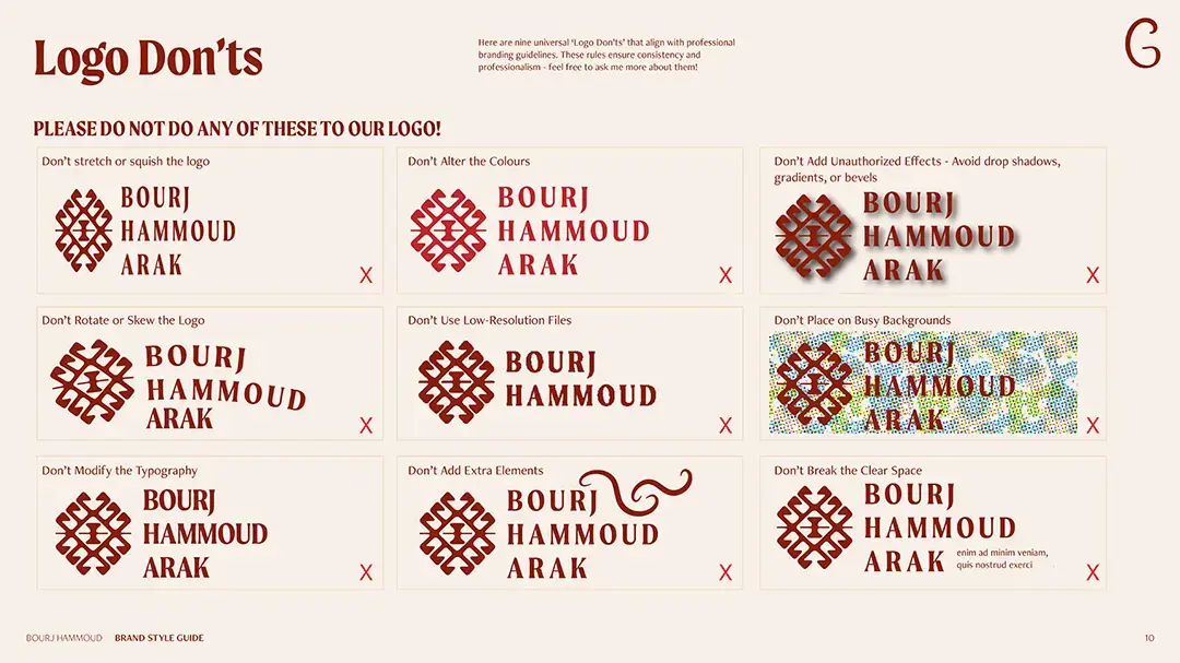 logo donts